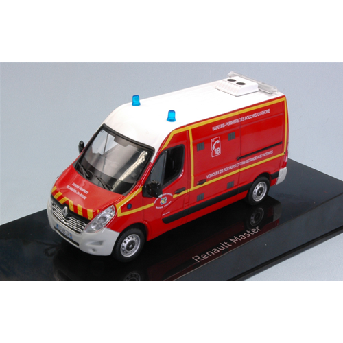 RENAULT MASTER 2014 POMPIERS "VSAV" 1:43 Norev Pompieri Modellino