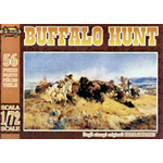 BUFFALO HUNT KIT 1:72 Atlantic Kit Figure Militari Modellino