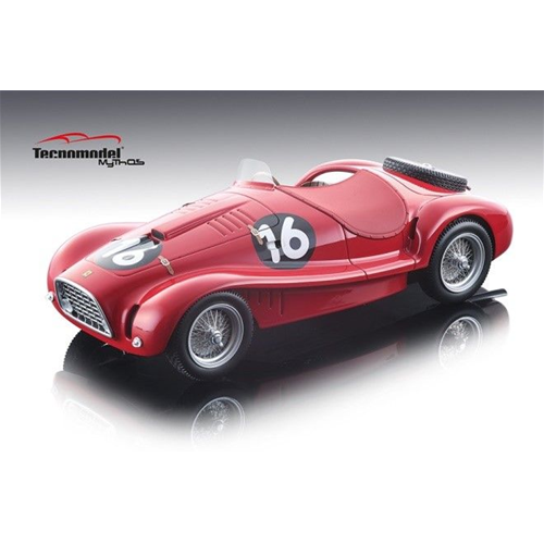 FERRARI 225 S SPYDER VIGNALE R.MIERES N.16 6th GP SUPERCORTEM.1953 1:18 Tecnomodel Auto Competizione Modellino