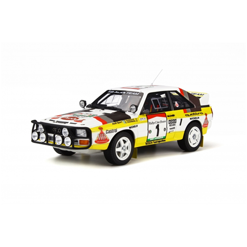 AUDI QUATTRO SPORT GR.B N.1 3rd SAFARI RALLY 1984 H.MIKKOLA-A.HERTZ 1:18 Ottomobile Auto Rally Modellino