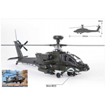 US ARMY AH-64D BLOCK II LATE VERSION KIT 1:72 KIT 1:72 Academy Kit Elicotteri Die Cast Modellino