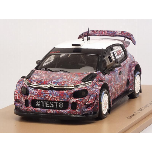 CITROEN C3 WRC TEST CAR FOR 2017 1:43 Spark Model Auto Rally Modellino