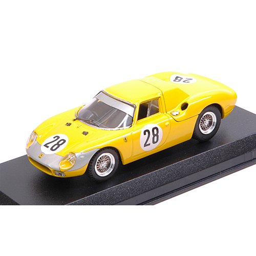FERRARI 250 LM PARIS'1966 N.28 1:43 Best Model Auto Competizione Modellino