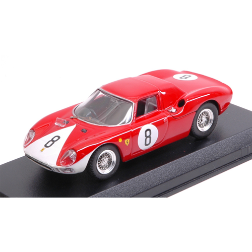 FERRARI 250 LM REIMS'1964 N.8 1:43 Best Model Auto Competizione Modellino