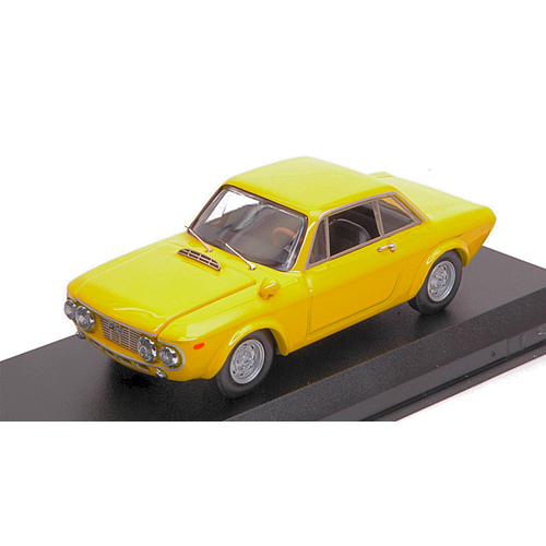 LANCIA FULVIA COUPE' 1600 HF FANALONE 1968 YELLOW 1:43 Best Model Auto Stradali Modellino