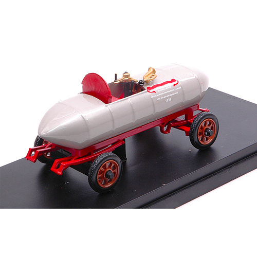 JENATZY ELECTRIC JAMAIS CONTENTE 1899 1° AUTO ELETTRICA 1:43 Rio Auto d'Epoca Modellino