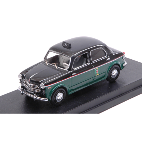 FIAT 1100 TAXI MILANO 1956 WITH DRIVER 1:43 Rio Taxi Modellino