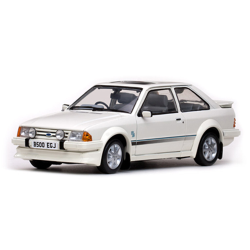 FORD ESCORT RS TURBO 1984 WHITE 1:18 SunStar Auto Stradali Modellino