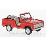 FORD BRONCO ROADSTER 1966 RED 1:43 Neo Scale Models Auto Stradali Die Cast Modellino