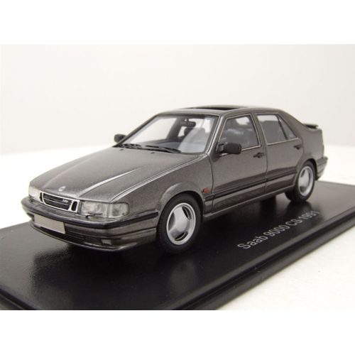 SAAB 9000 CS 1995 METALLIC GREY 1:43 Neo Scale Models Auto Stradali Modellino