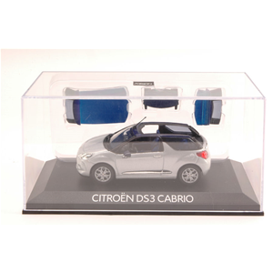 CITROEN DS3 CABRIO 2013 SILVER 1:43 Norev Auto Stradali Modellino