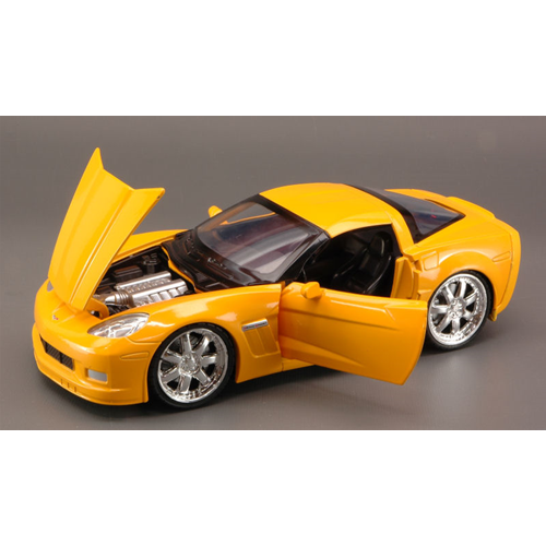 CHEVROLET CORVETTE GRAND SPORT 2011 YELLOW 1:24 New Ray Auto Stradali Modellino