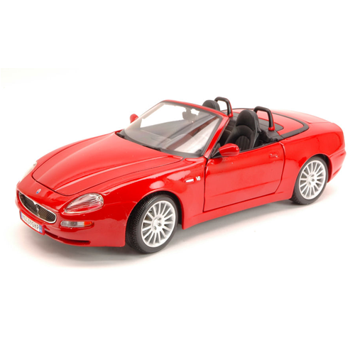 MASERATI 3200 GT SPYDER 2004 RED 1:18 Burago Auto Stradali Modellino