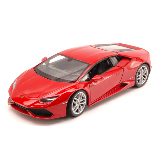 LAMBORGHINI HURACAN LP 610-4 2014 RED 1:24 Welly Auto Stradali Modellino