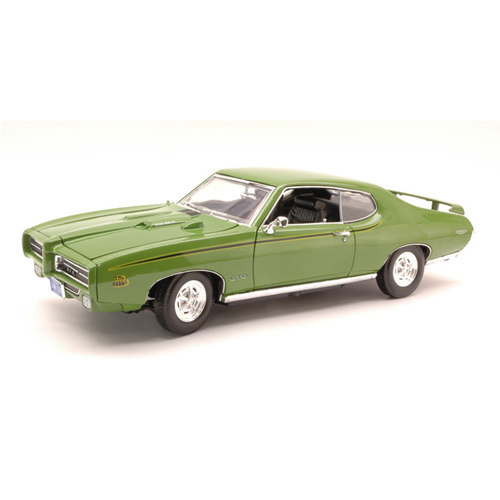 PONTIAC GTO JUDGE 1969 GREEN 1:18 MotorMax Auto Stradali Modellino