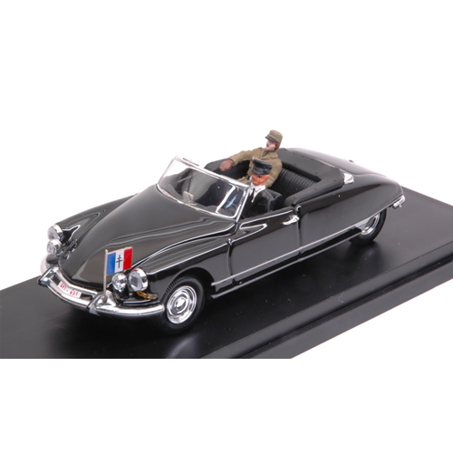 CITROEN DS GENERAL DE GAULLE 1959 WITH FIGURES 1:43 Rio Personaggi Storici Modellino