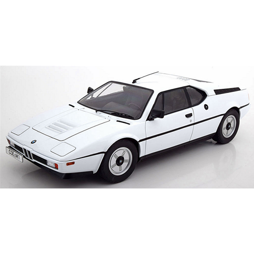 BMW M1 STREET 1978 WHITE 1:12 KK Scale Auto Stradali Modellino