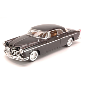 CRYSLER C300 1955 BLACK 1:24 MotorMax Auto Stradali Modellino