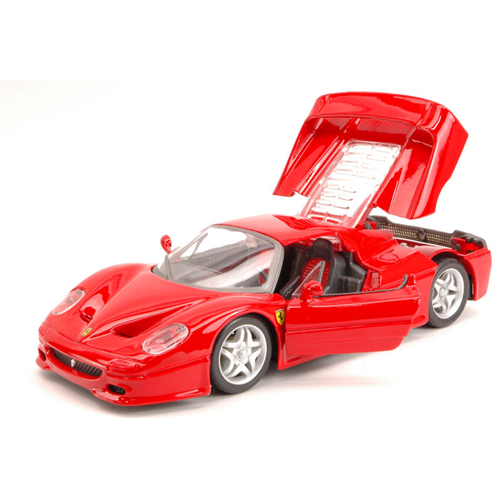 FERRARI F50 1995 RED 1:24 Burago Auto Stradali Modellino