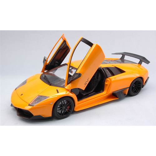 LAMBORGHINI MURCIELAGO LP670-4 2013 YELLOW 1:18 MZ Model Auto Stradali Modellino