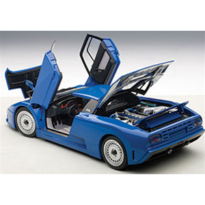BUGATTI EB110 GT 1995 BLUE 1:18 AutoArt Auto Stradali Modellino