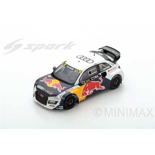 AUDI S1 EKS RX QUATTRO N.1 WINNER WRX HOCKENHEIM 2017 M.EKSTROM 1:43 Spark Model Auto Competizione Modellino
