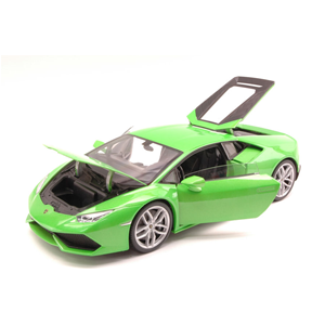 LAMBORGHINI HURACAN LP610-4 2015 GREEN 1:18 Welly Auto Stradali Modellino