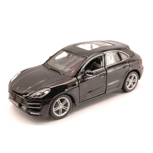 PORSCHE MACAN 2013 BLACK 1:24 Burago Auto Stradali Modellino