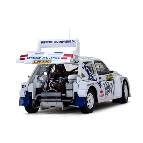 MG METRO 6R4 N.17 8th 1000 LAKES RALLY 1986 H.TOIVONEN-C.WREDE 1:18 SunStar Auto Rally Modellino