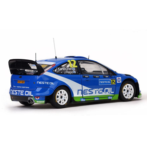 FORD FOCUS RS N.12 8th FINLAND RALLY 2010 J.KANKKUNEN-J.REPO 1:18 SunStar Auto Rally Modellino