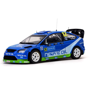 FORD FOCUS RS N.12 8th FINLAND RALLY 2010 J.KANKKUNEN-J.REPO 1:18 SunStar Auto Rally Modellino