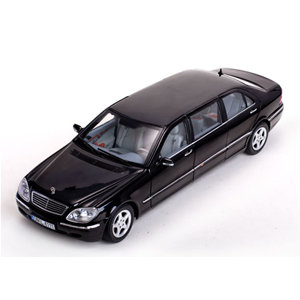 MERCEDES S CLASS PULLMAN 1998 BLACK 1:18 SunStar Auto Stradali Modellino