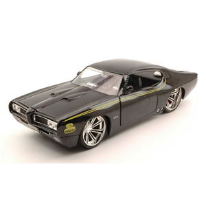 PONTIAC GTO JUDGE 1969 BLACK 1:24 Jada Toys Tuning Modellino