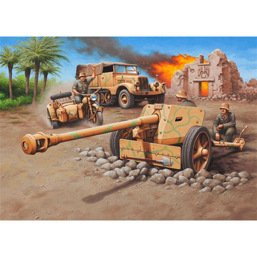 SD.KFZ + 7,5 PAK 40 KIT 1:76 Revell Kit Mezzi Militari Modellino