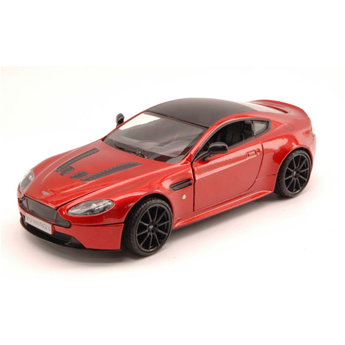 ASTON MARTIN V12 VANTAGE S 2013 METALLIC RED 1:24 MotorMax Auto Stradali Modellino