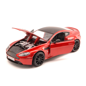 ASTON MARTIN V12 VANTAGE S 2013 METALLIC RED 1:24 MotorMax Auto Stradali Modellino