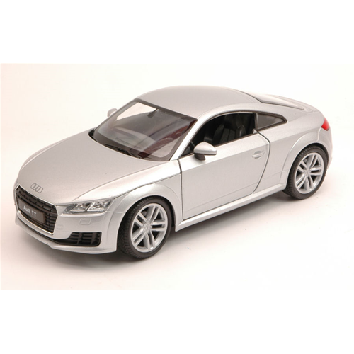 AUDI TT COUPE' 2014 SILVER 1:24  Welly Auto Stradali Modellino