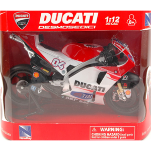 DUCATI DESMOSEDICI A.DOVIZIOSO N.04 MOTO GP 2015 1:12 New Ray Moto Modellino