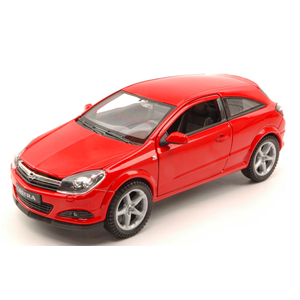 OPEL ASTRA GTC 2005 RED 1:24 Welly Auto Stradali Modellino
