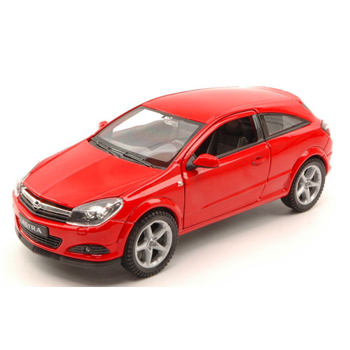 OPEL ASTRA GTC 2005 RED 1:24 Welly Auto Stradali Modellino