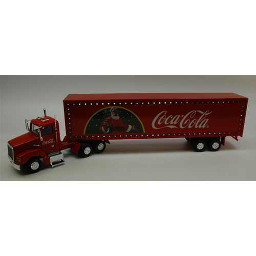 CAMION CHRISTMAS HOLIDAY VAN FETES DE NOEL COCA COLA WITH BATTERY LED 1:43 Motorcity Classics Veicoli Commerciali Modellino