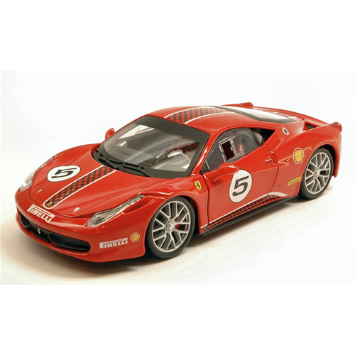 FERRARI 458 CHALLENGE 2009 1:24 Burago Auto Competizione Modellino