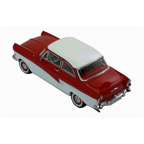 FORD TAUNUS 17M 1957 RED/WHITE 1:43 PremiumX Auto Stradali Modellino