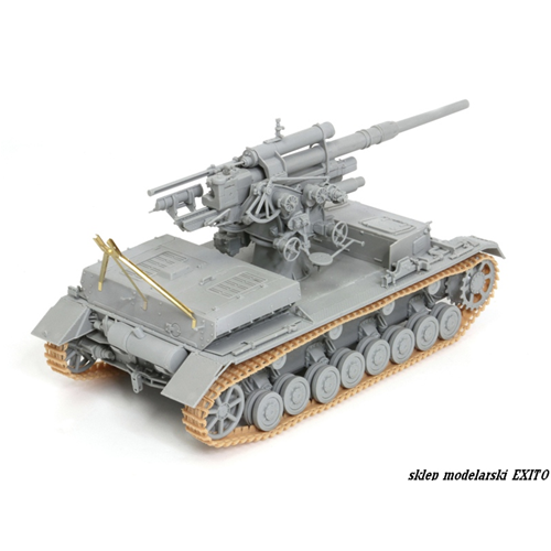 FLAK 36 88 mm PZ KPFW IV H KIT 1:35 Dragon Kit Mezzi Militari Modellino