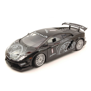 LAMBORGHINI GALLARDO LP560-4 2008 ORANGE SUPER TROFEO BLACK 1:18 MotorMax Auto Competizione Modellino