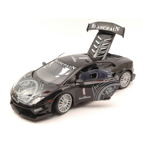 LAMBORGHINI GALLARDO LP560-4 2008 ORANGE SUPER TROFEO BLACK 1:18 MotorMax Auto Competizione Modellino