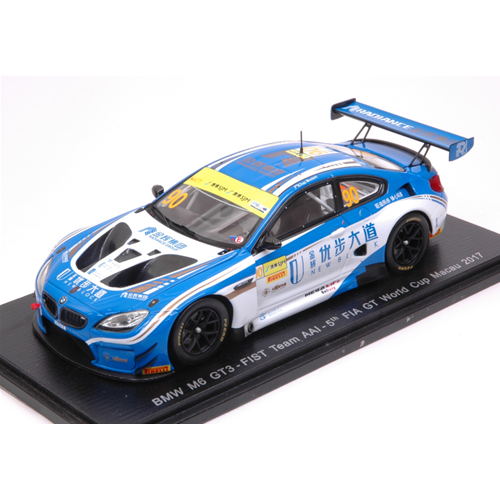 BMW M6 GT3 N.90 FIA GT WORLD CUP MACAU 2017 C.MOSTERT 1:43 Spark Model Auto Competizione Modellino