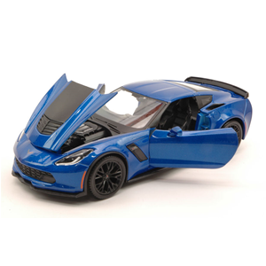 CORVETTE Z06 2015 BLUE 1:24 Maisto Auto Stradali Modellino