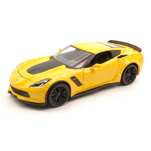 CORVETTE Z06 2015 YELLOW 1:24 Maisto Auto Stradali Modellino