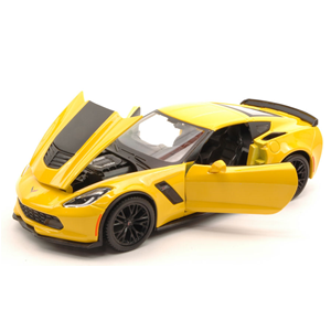 CORVETTE Z06 2015 YELLOW 1:24 Maisto Auto Stradali Modellino